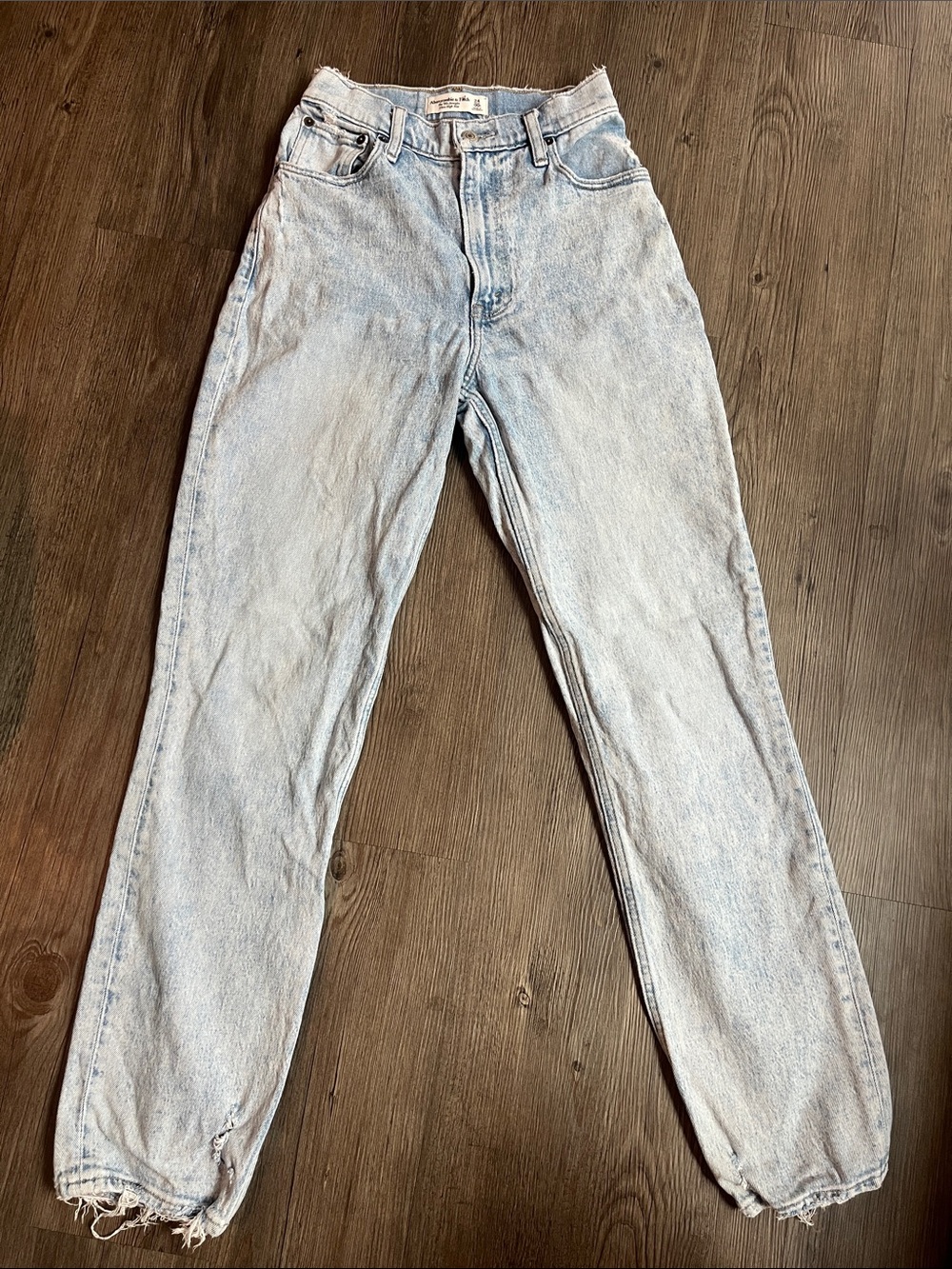 ABERCROMBIE & FITCH Curve Love 90’s Straight High Rise